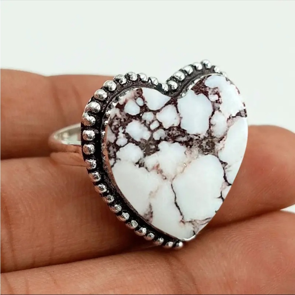Boho Heart Ring